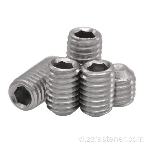 A2-70 DIN 916 Fastener Cocave Point